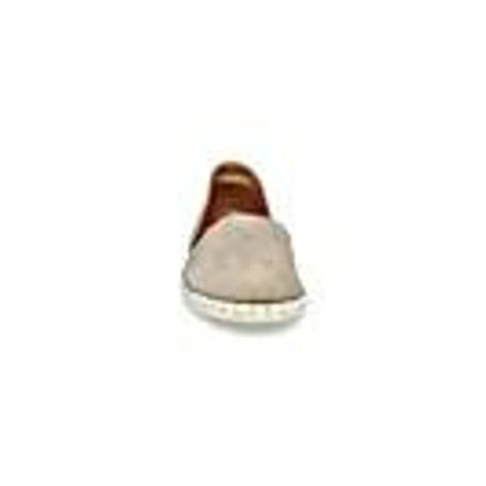 Miz Mooz Carmena‎ Flats Size 9.5 Tan Real Suede Made in Spain Espadrille Slip On